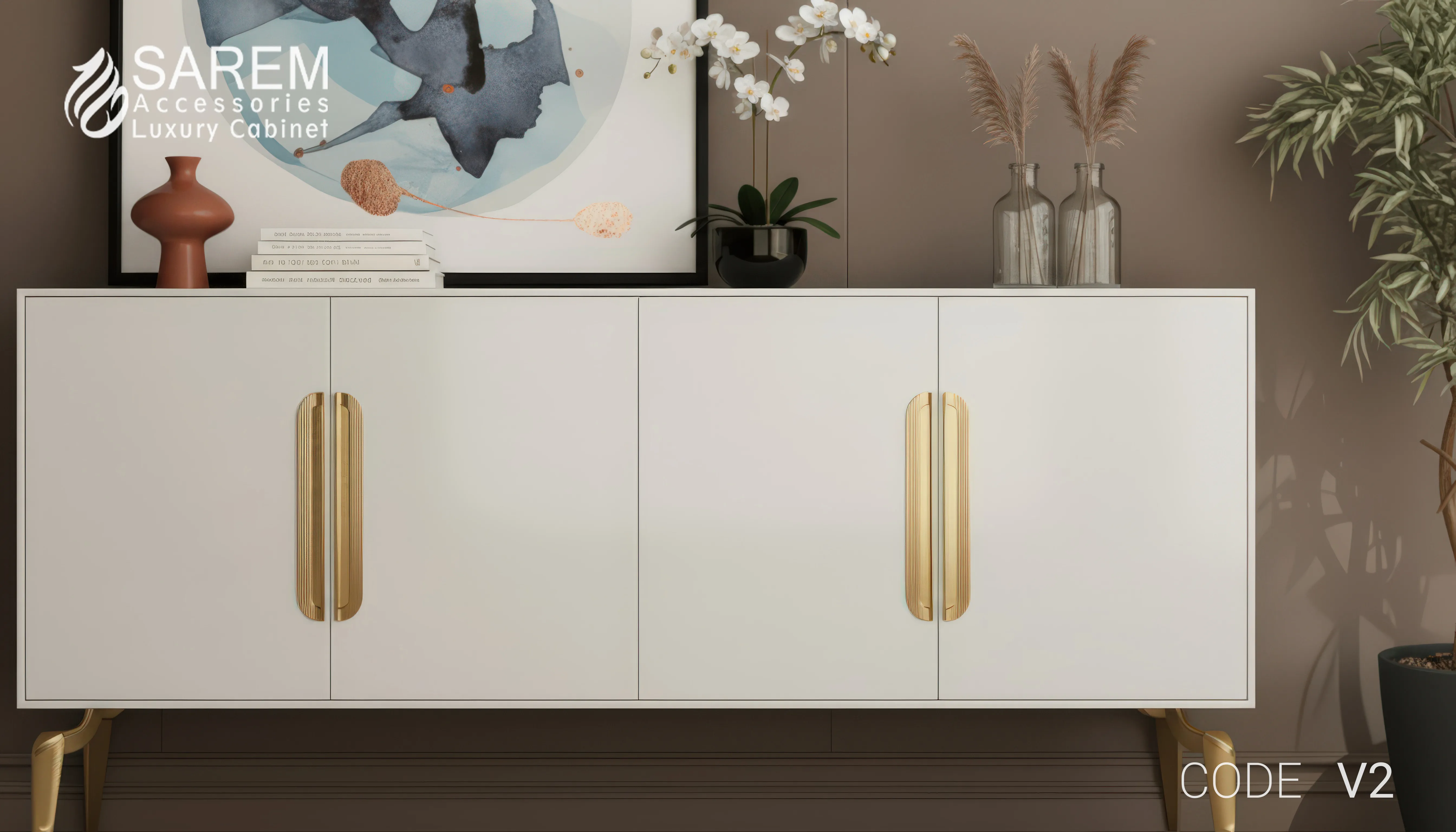 دستگیره شیاردار قرینه V2