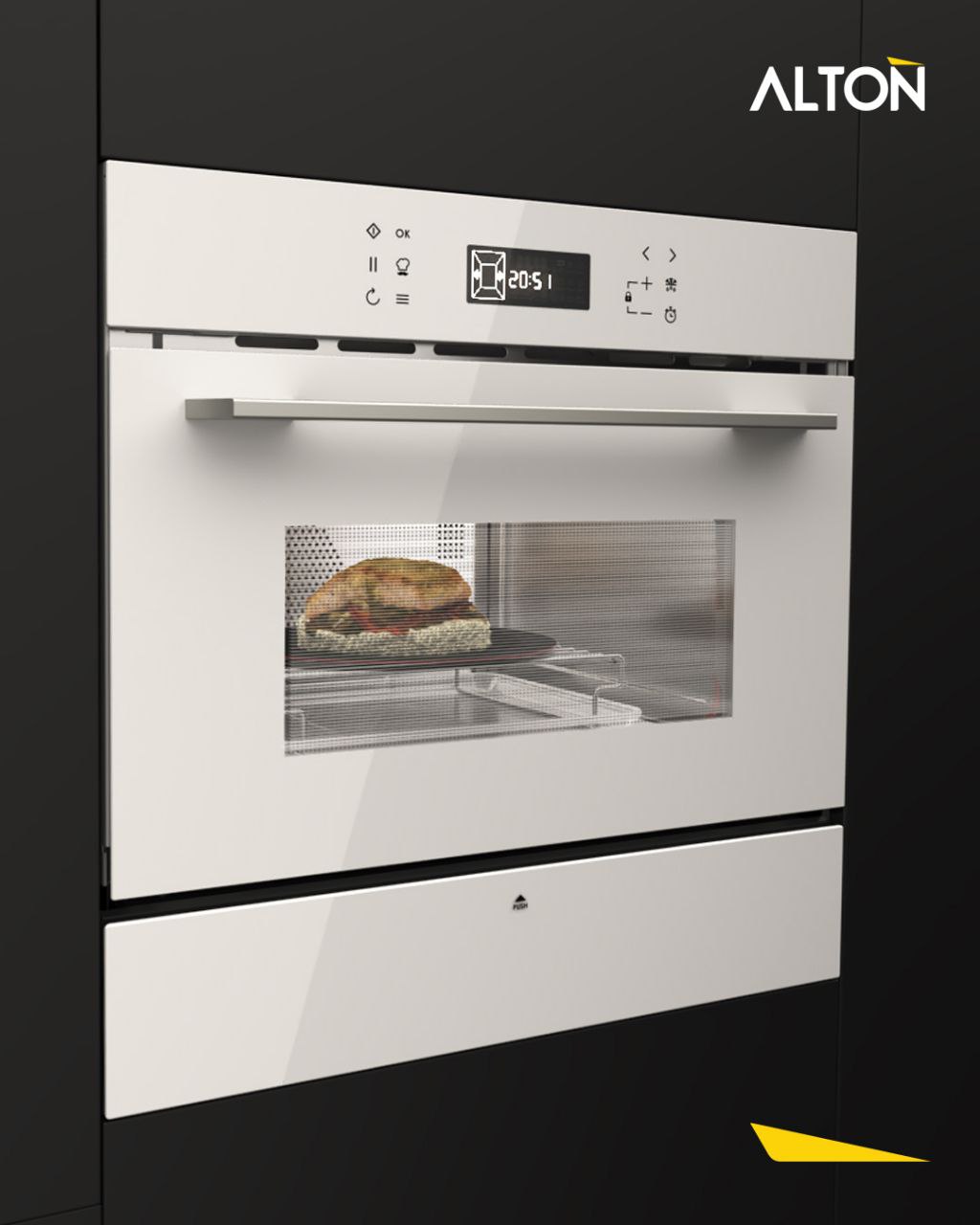 مایکروویو کامپکت توکار  مدل : MI-500TW