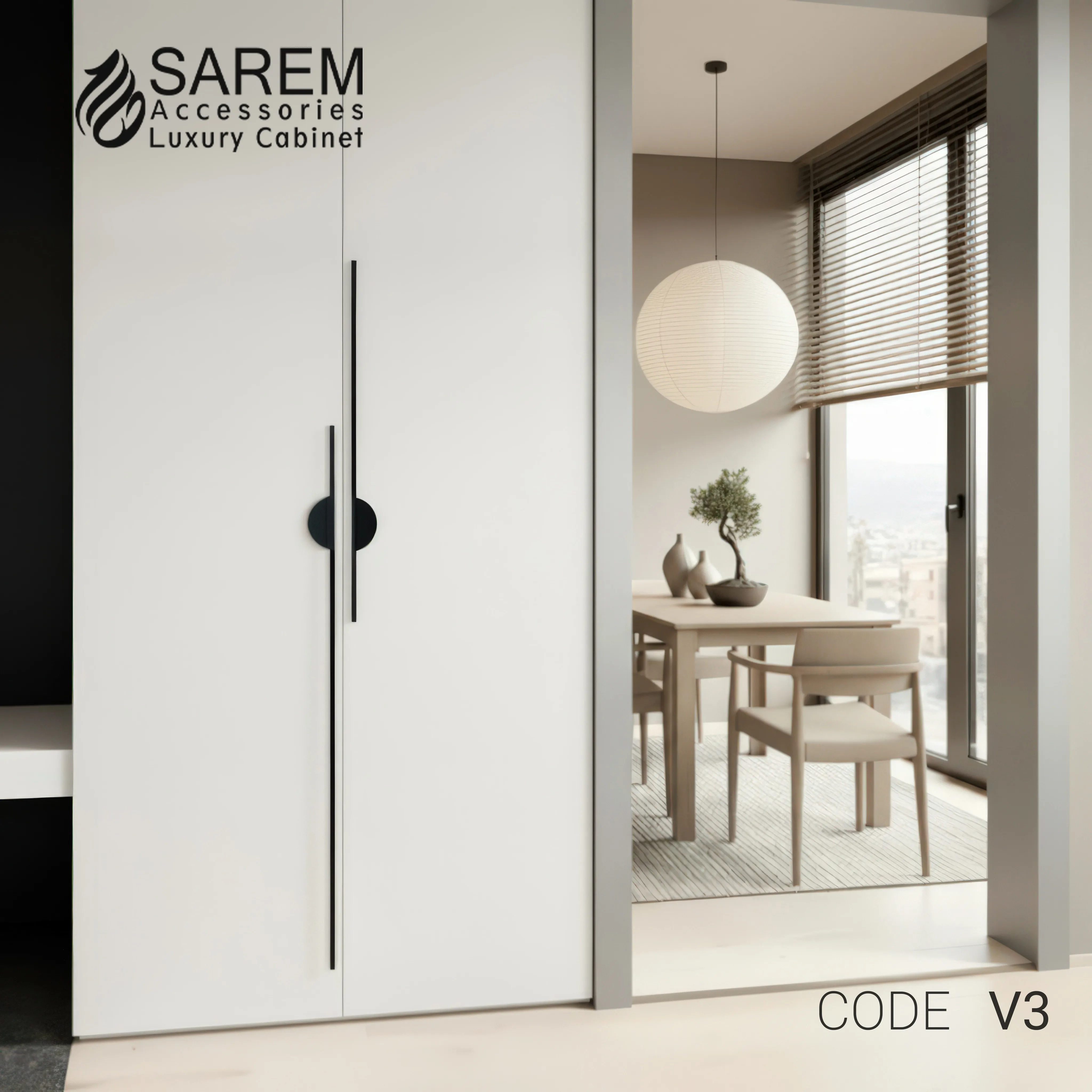 دستگیره خطی نیم دایره V3